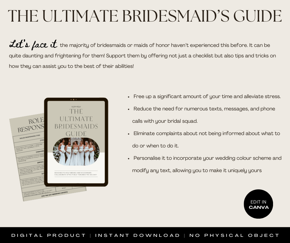 Bundle | Wedding Planner + Bridesmaids Guide