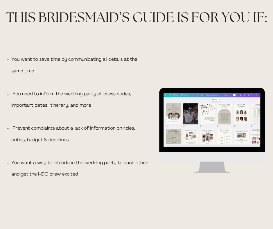 The Ultimate Bridesmaids Guide