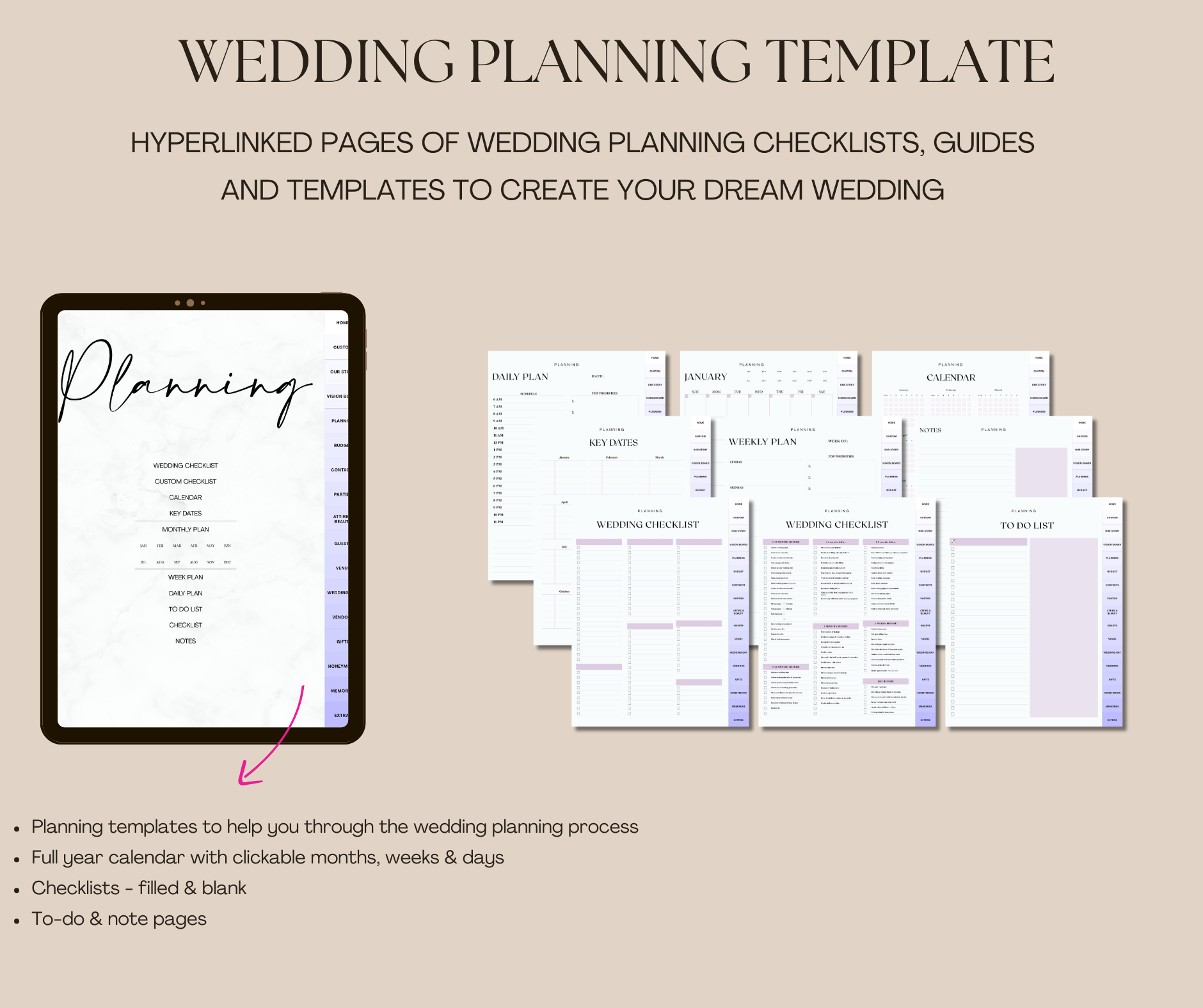 The Ultimate Digital Wedding Planner (Periwinkle)