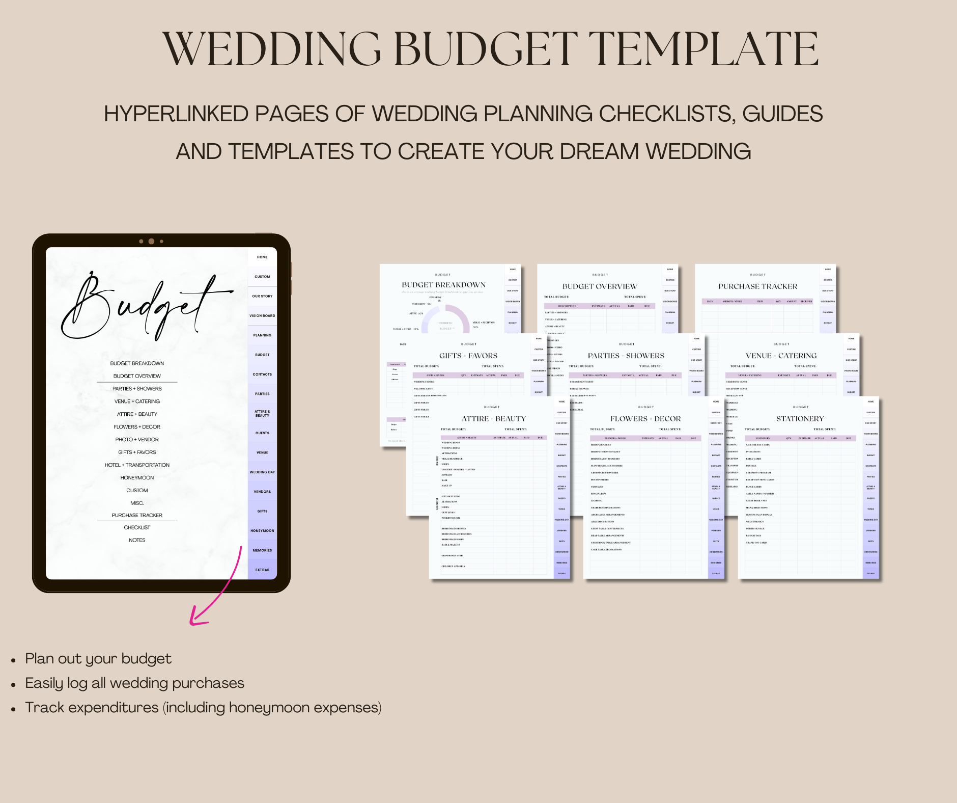 The Ultimate Digital Wedding Planner (Periwinkle)