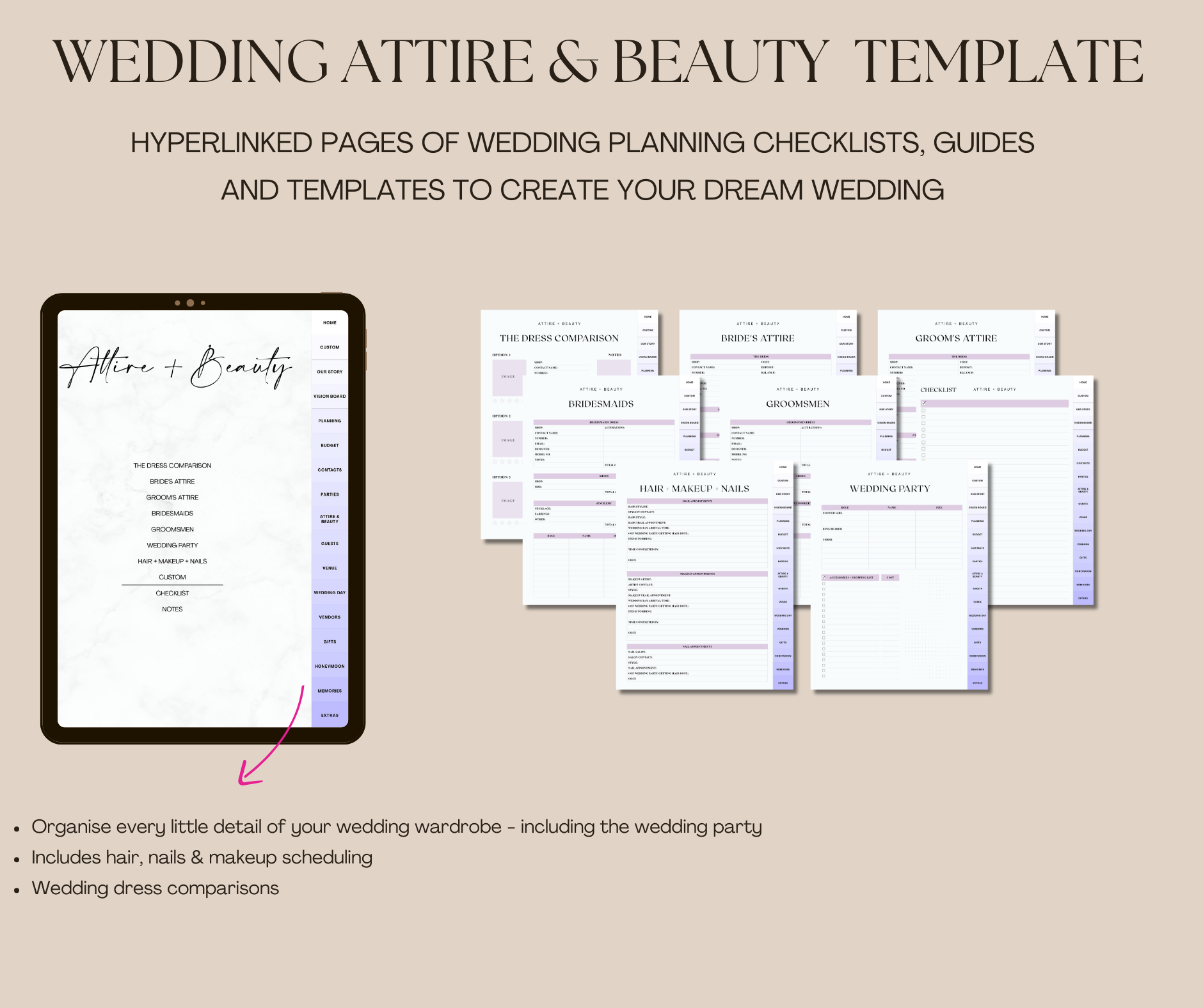 The Ultimate Digital Wedding Planner (Periwinkle)